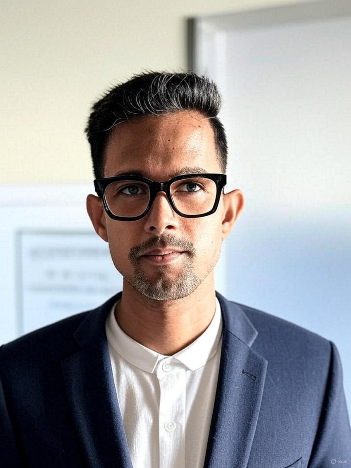 Professional team member in business attire